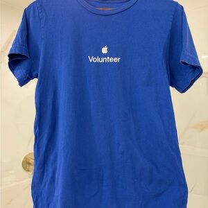 Apple Blue Volunteer Short Sleeve Tee